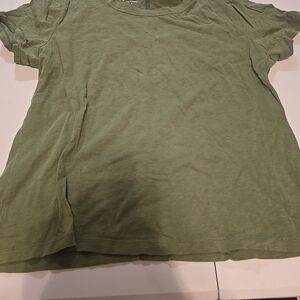 J. Crew Green Short Sleeve Tee